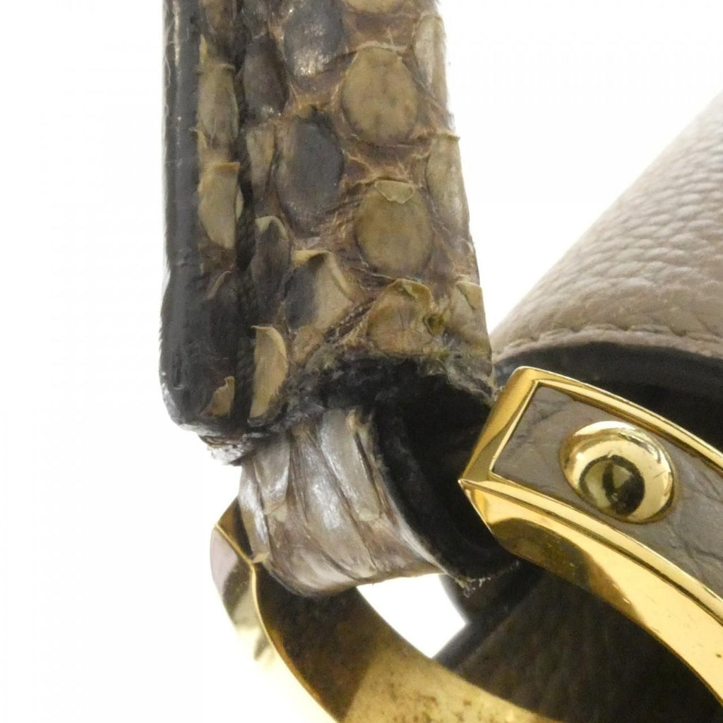 Louis Vuitton Exotic Leather Capucines MM Bag — view 8