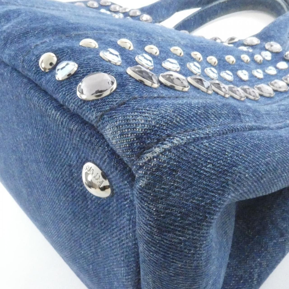 Prada Bag Handbag Silver — view 3