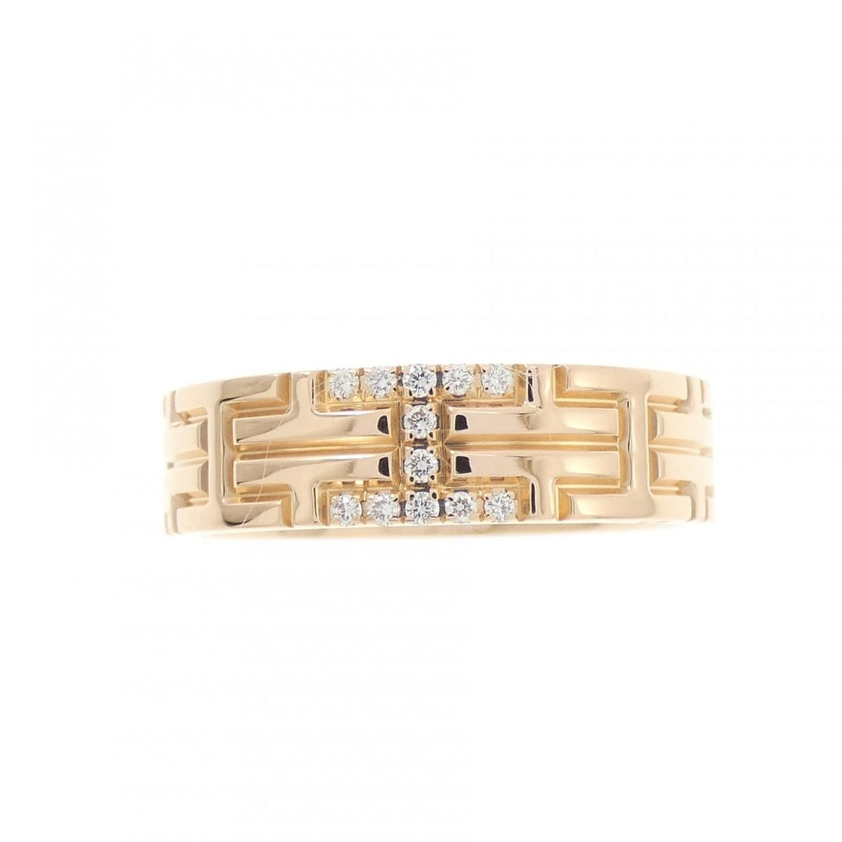 Hermes Kilim Ring Pink — view 2