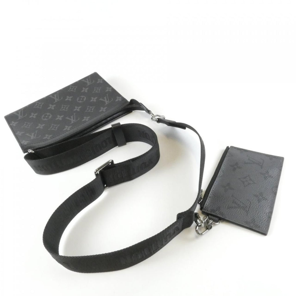Louis Vuitton Monogram Eclipse Reverse Gaston Wearable Wallet Shoulder Bag — view 4