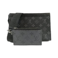 Louis Vuitton Monogram Eclipse Reverse Gaston Wearable Wallet Shoulder Bag