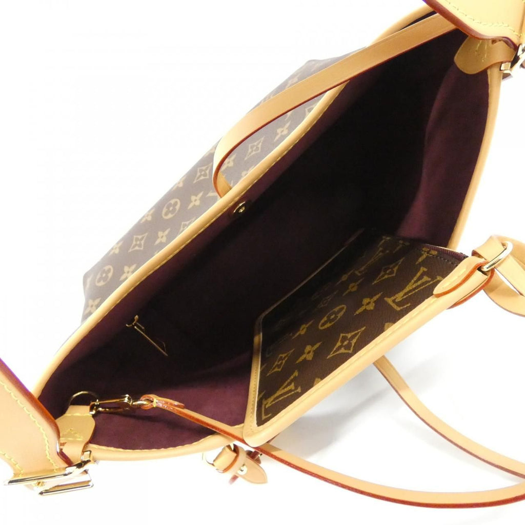 Louis Vuitton Monogram Carryall PM Shoulder Bag — view 5