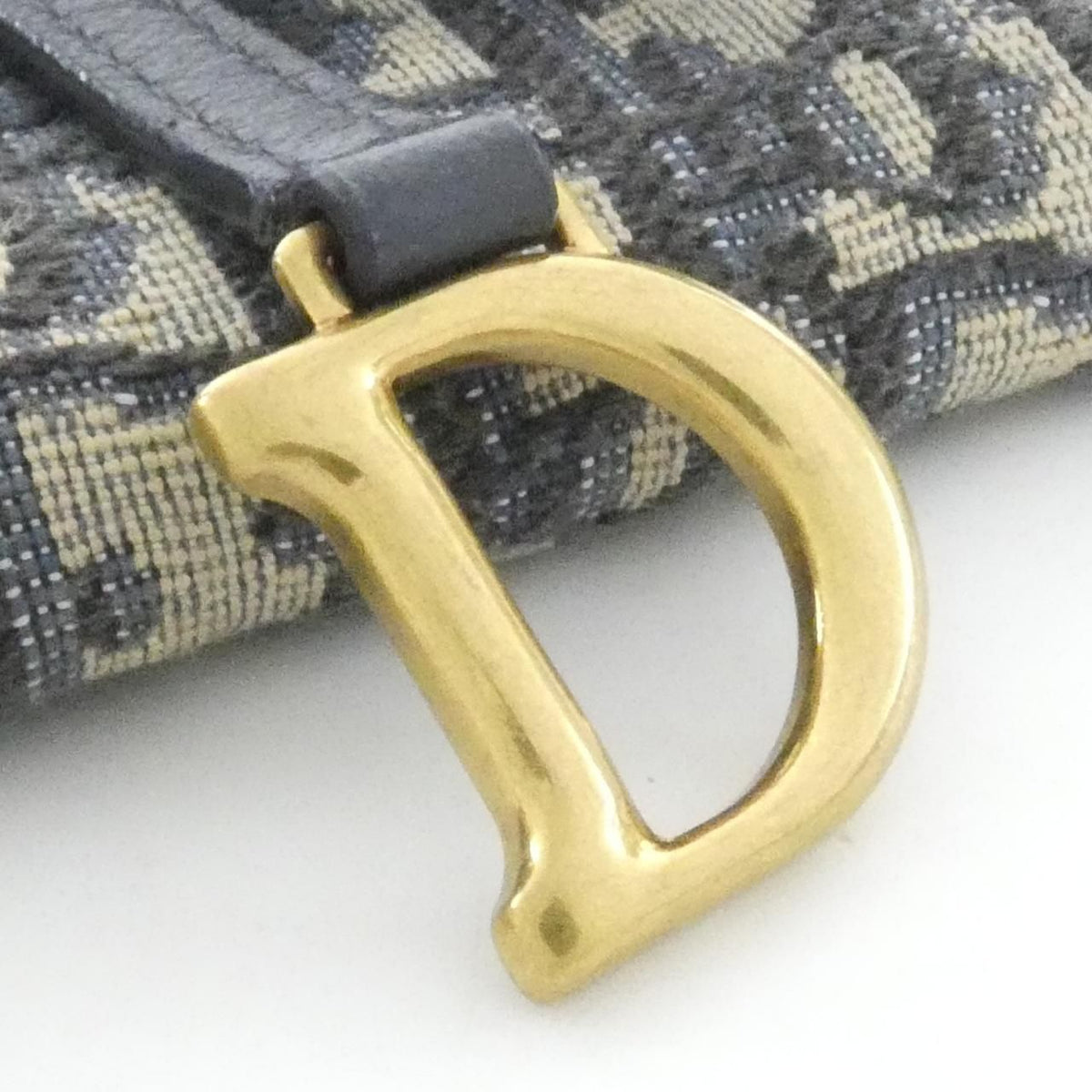 Dior Oblique Saddle Pouch S ZQ Chain Wallet — view 4