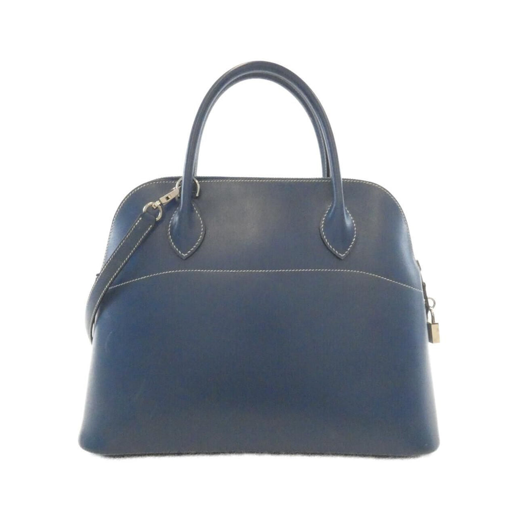 Hermes Bolide Bag Handbag Blue — view 2