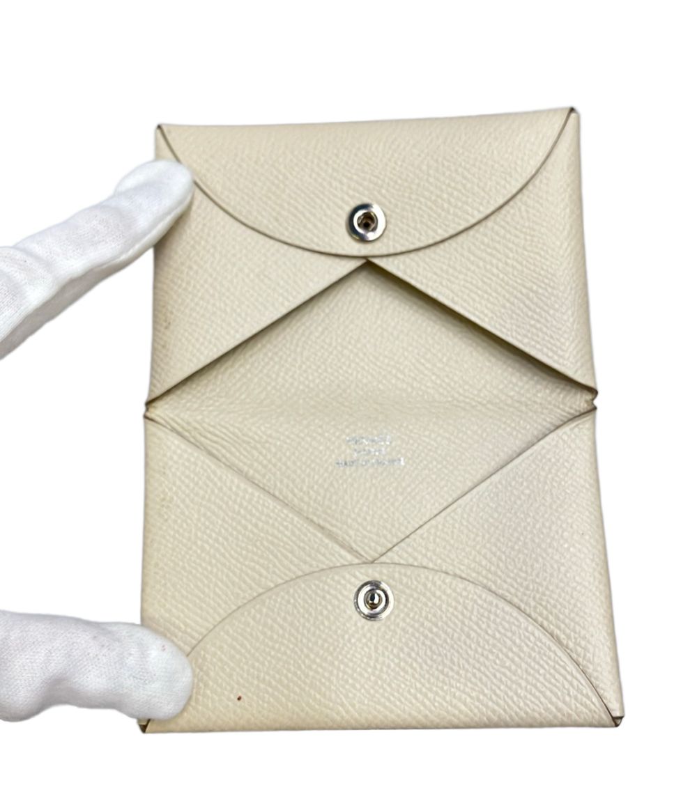 Hermes Card Case Silver Garvi — view 3