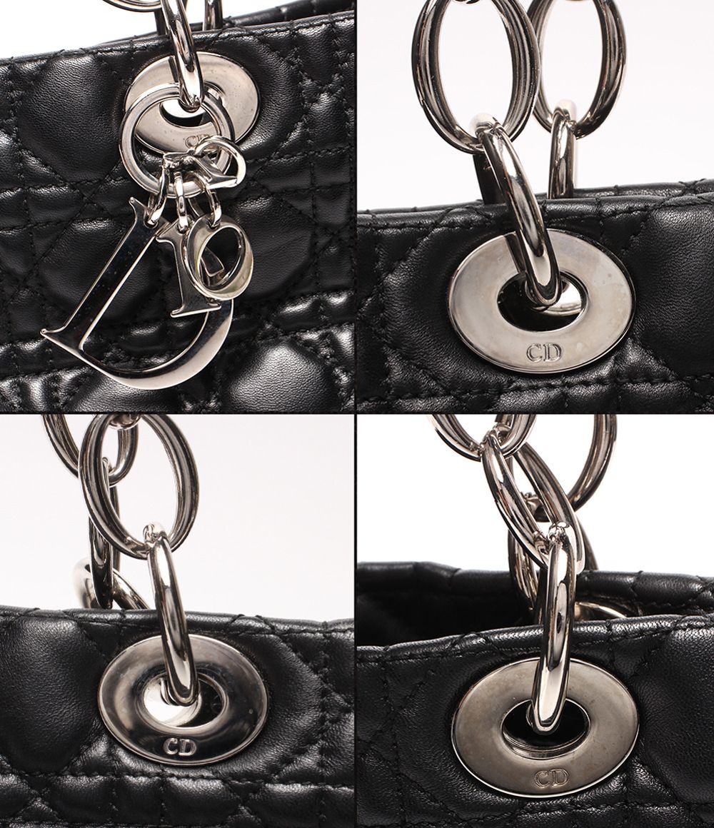 Dior Lady Dior Chain Tote Shoulder Bag Soft Shopping — view 6