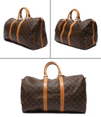 Louis Vuitton Boston Bag Crossbody Keepall Bandouliere 45 Monogram — view 2