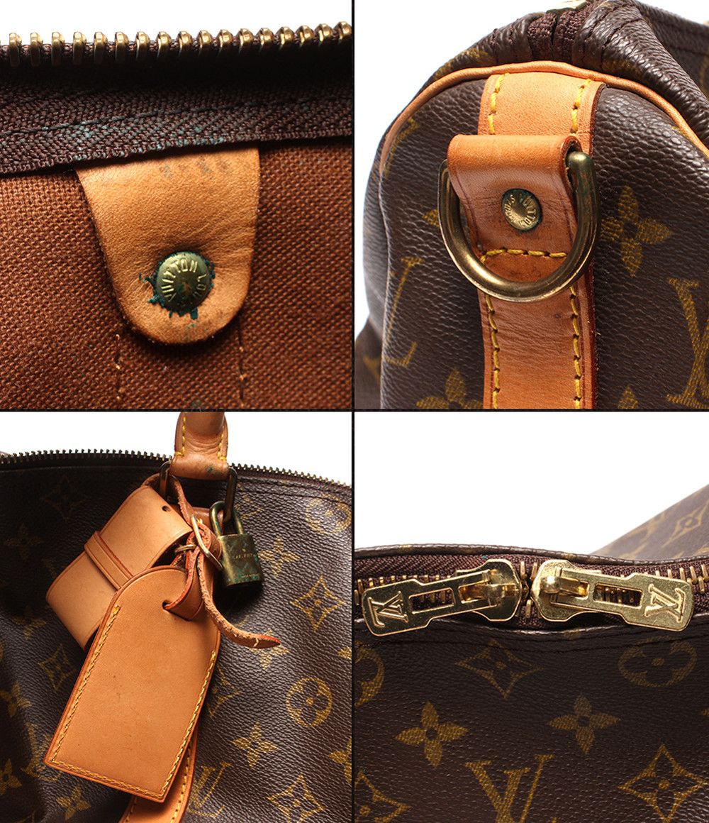 Louis Vuitton Boston Bag Crossbody Keepall Bandouliere 45 Monogram — view 7