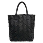 Bottega Veneta Tote Bag Maxi Intrecciato Black Leather — view 3