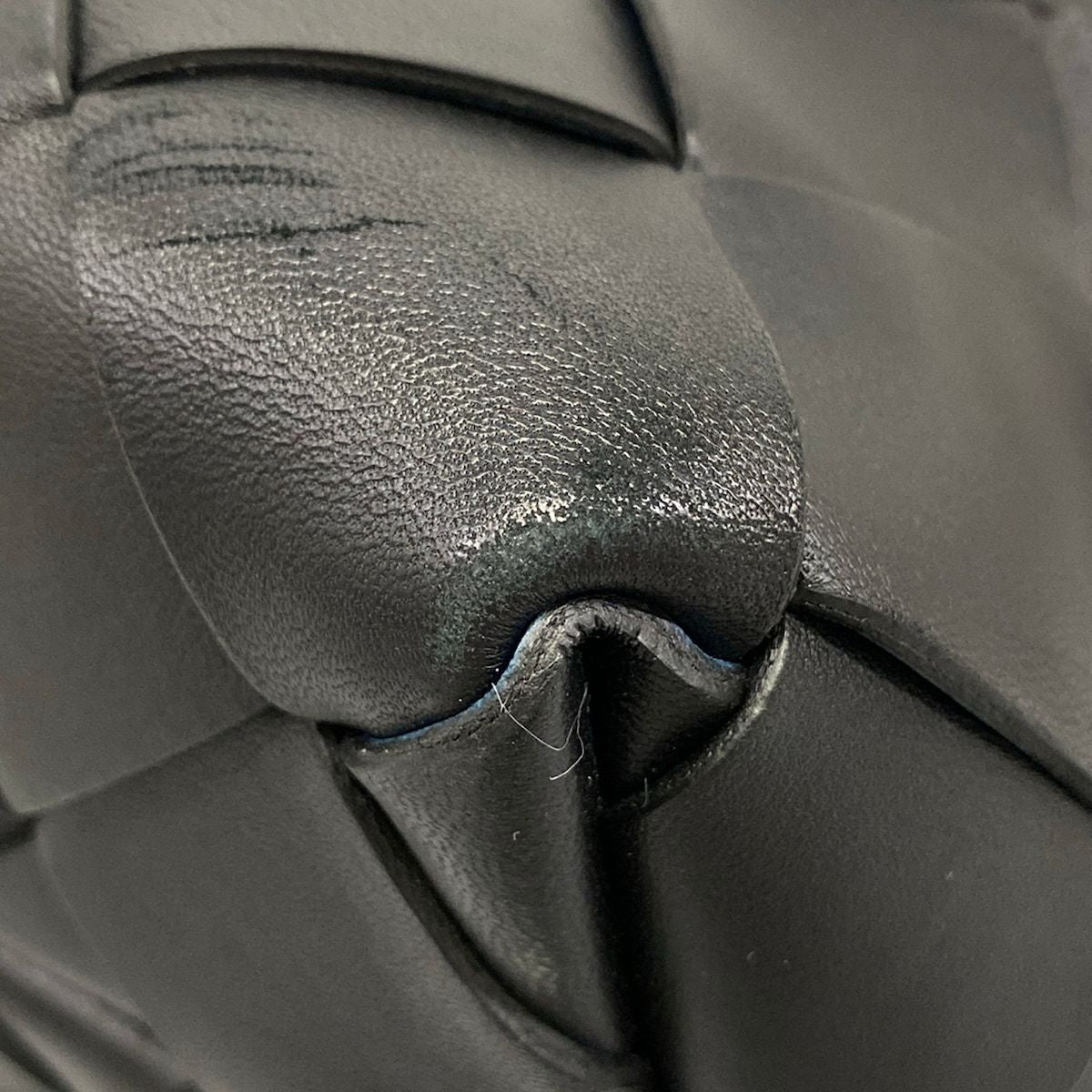 Bottega Veneta Tote Bag Maxi Intrecciato Black Leather — view 6