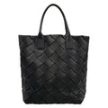 Bottega Veneta Tote Bag Maxi Intrecciato Black Leather