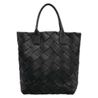 Bottega Veneta Tote Bag Maxi Intrecciato Black Leather