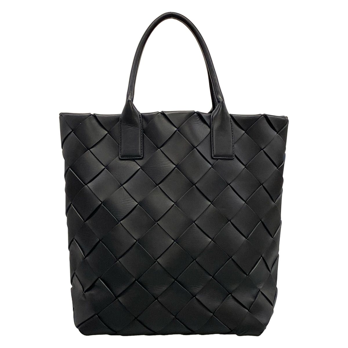 Bottega Veneta Tote Bag Maxi Intrecciato Black Leather