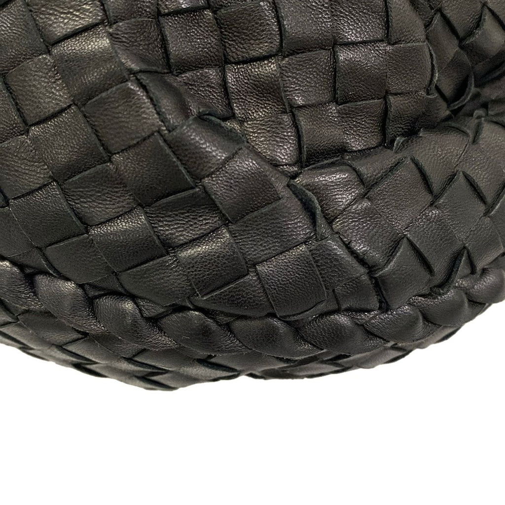 Bottega Veneta Handbag Intrecciato Black Leather — view 6