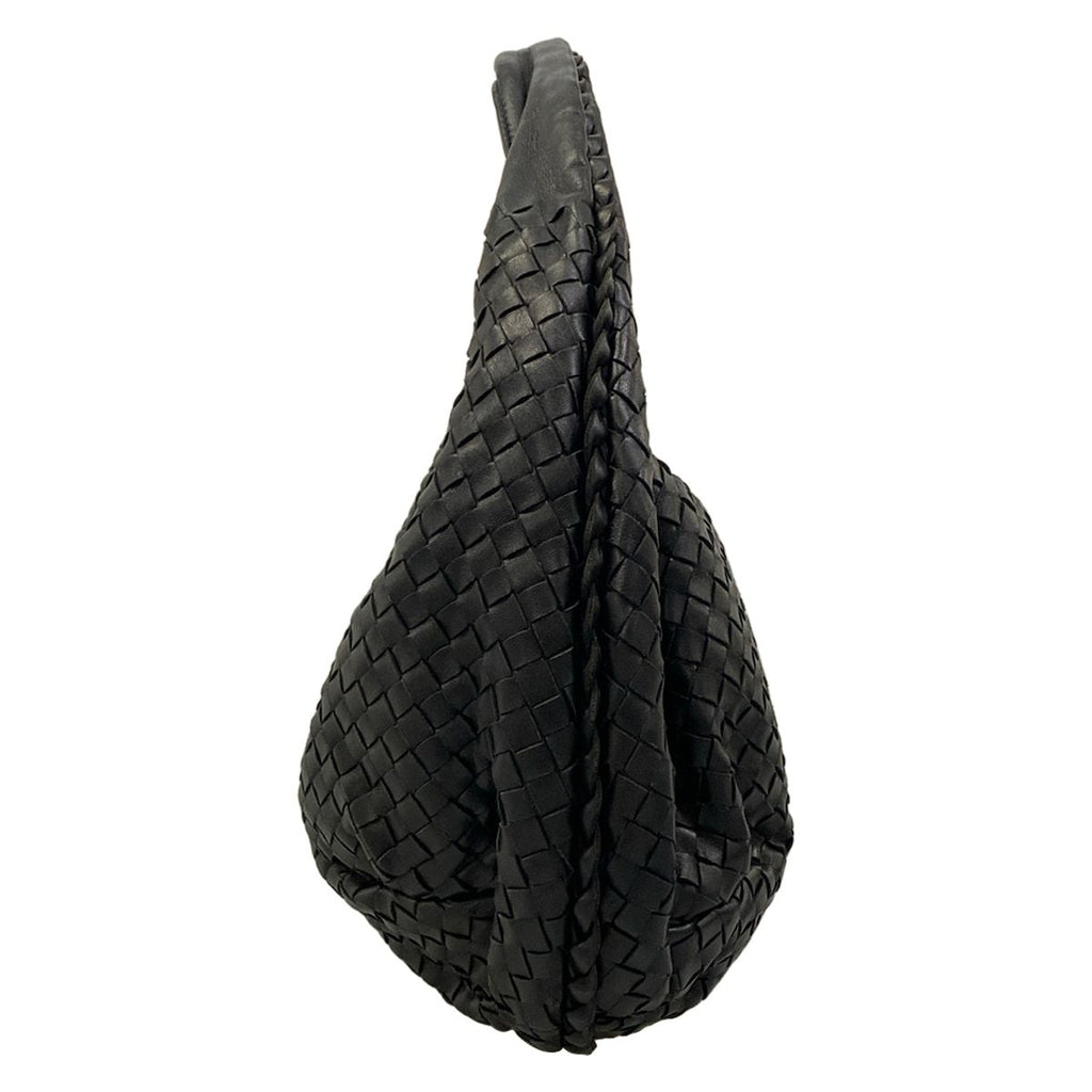 Bottega Veneta Handbag Intrecciato Black Leather — view 4