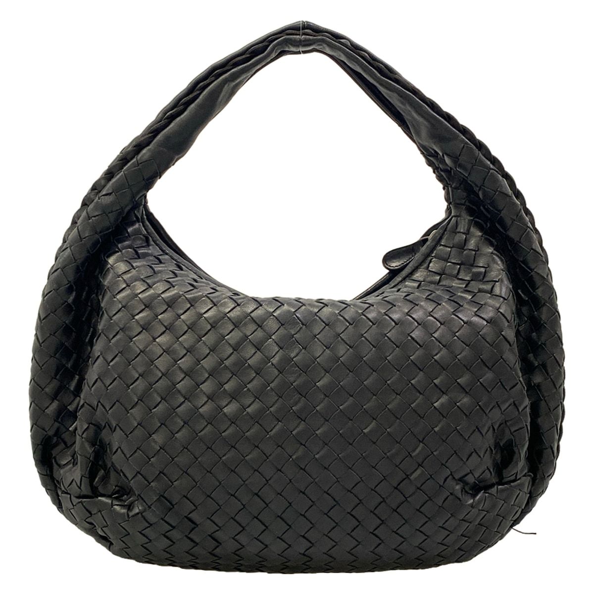 Bottega Veneta Handbag Intrecciato Black Leather — view 3
