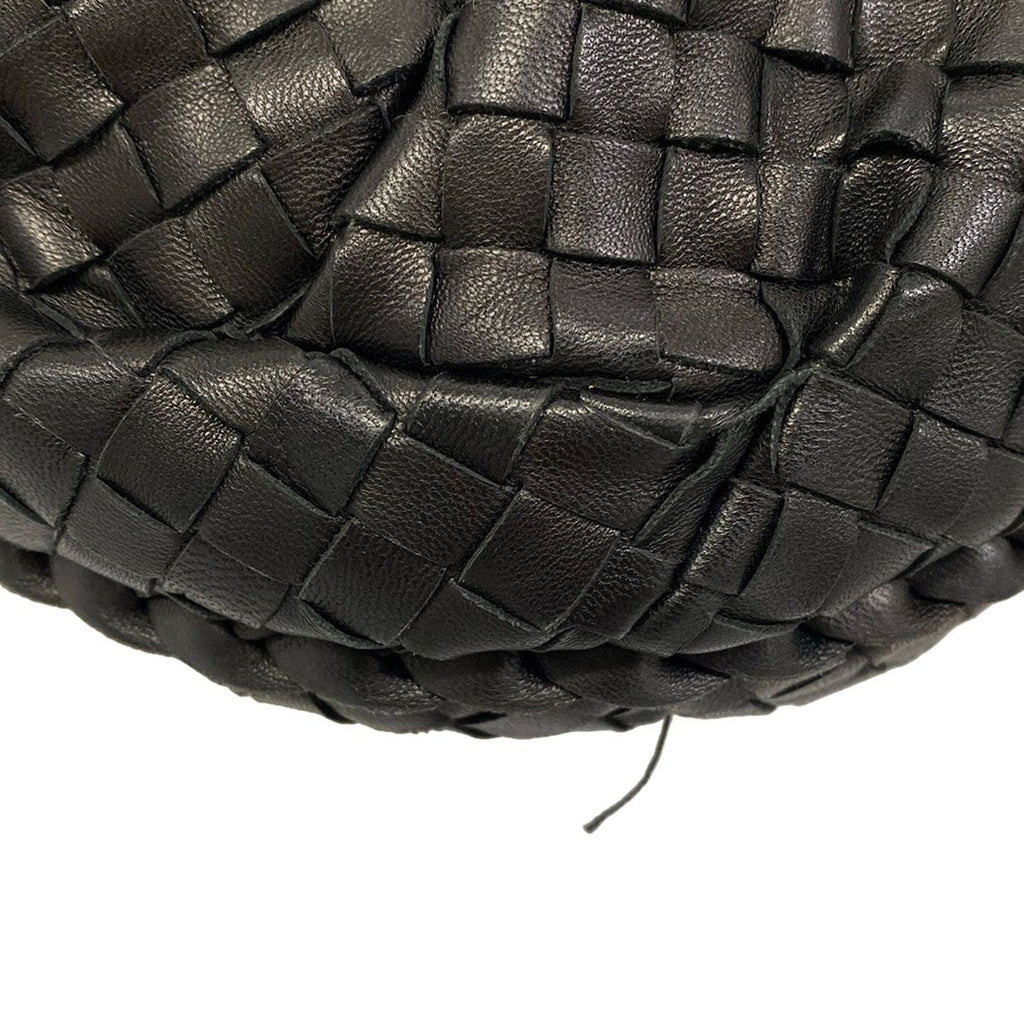 Bottega Veneta Handbag Intrecciato Black Leather — view 7
