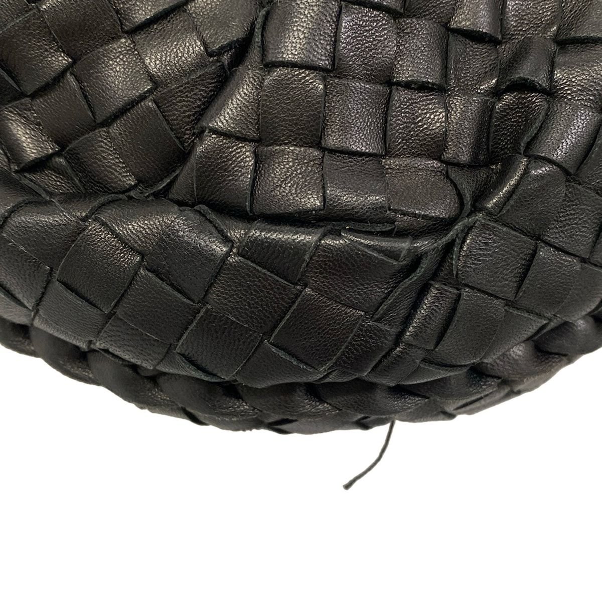 Bottega Veneta Handbag Intrecciato Black Leather — view 7