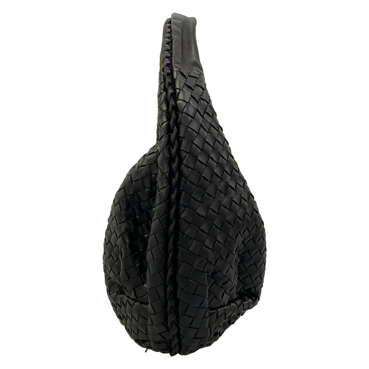 Bottega Veneta Handbag Intrecciato Black Leather — view 2