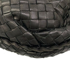 Bottega Veneta Handbag Intrecciato Black Leather — view 8
