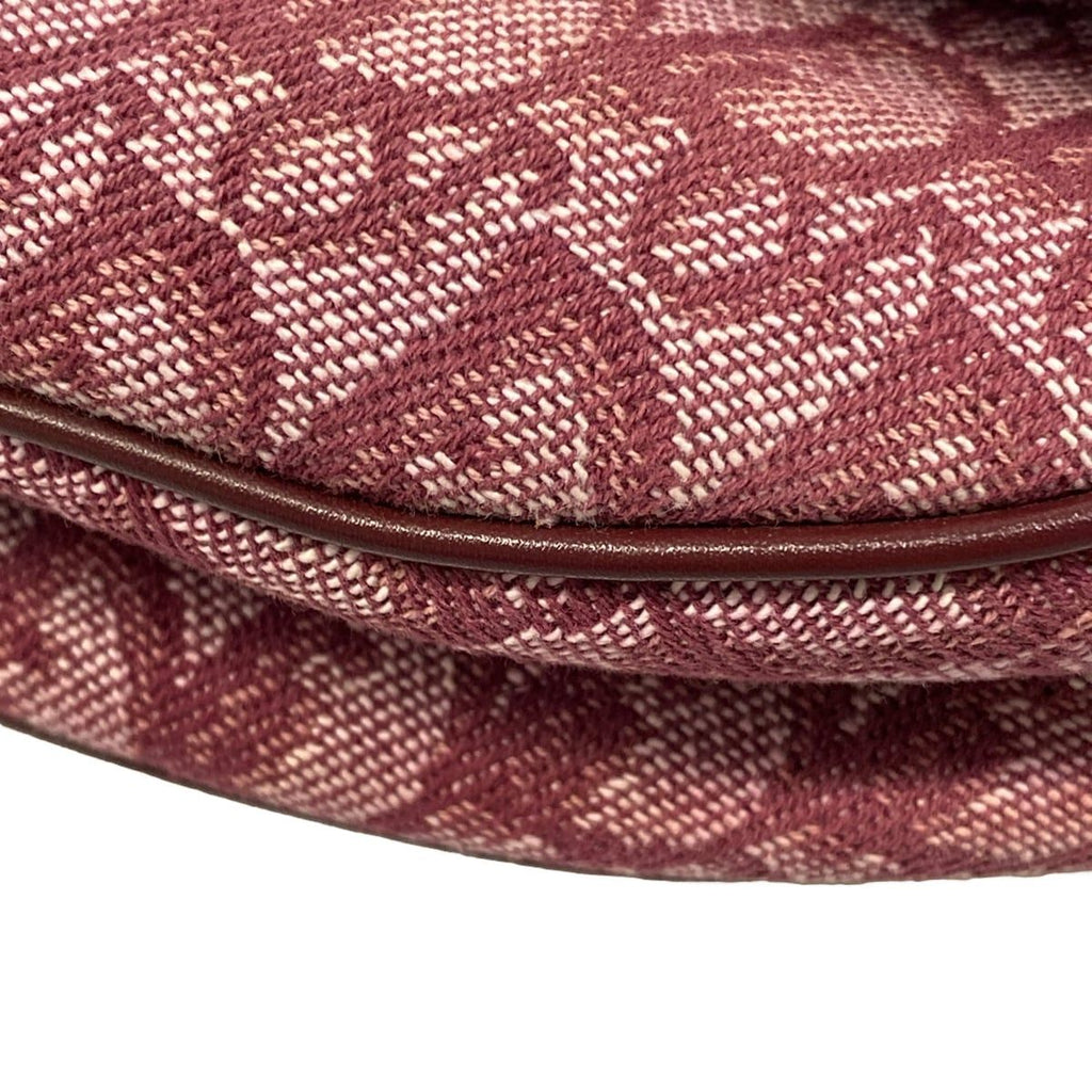 Dior Saddle Shoulder Bag Bordeaux Leather — view 6