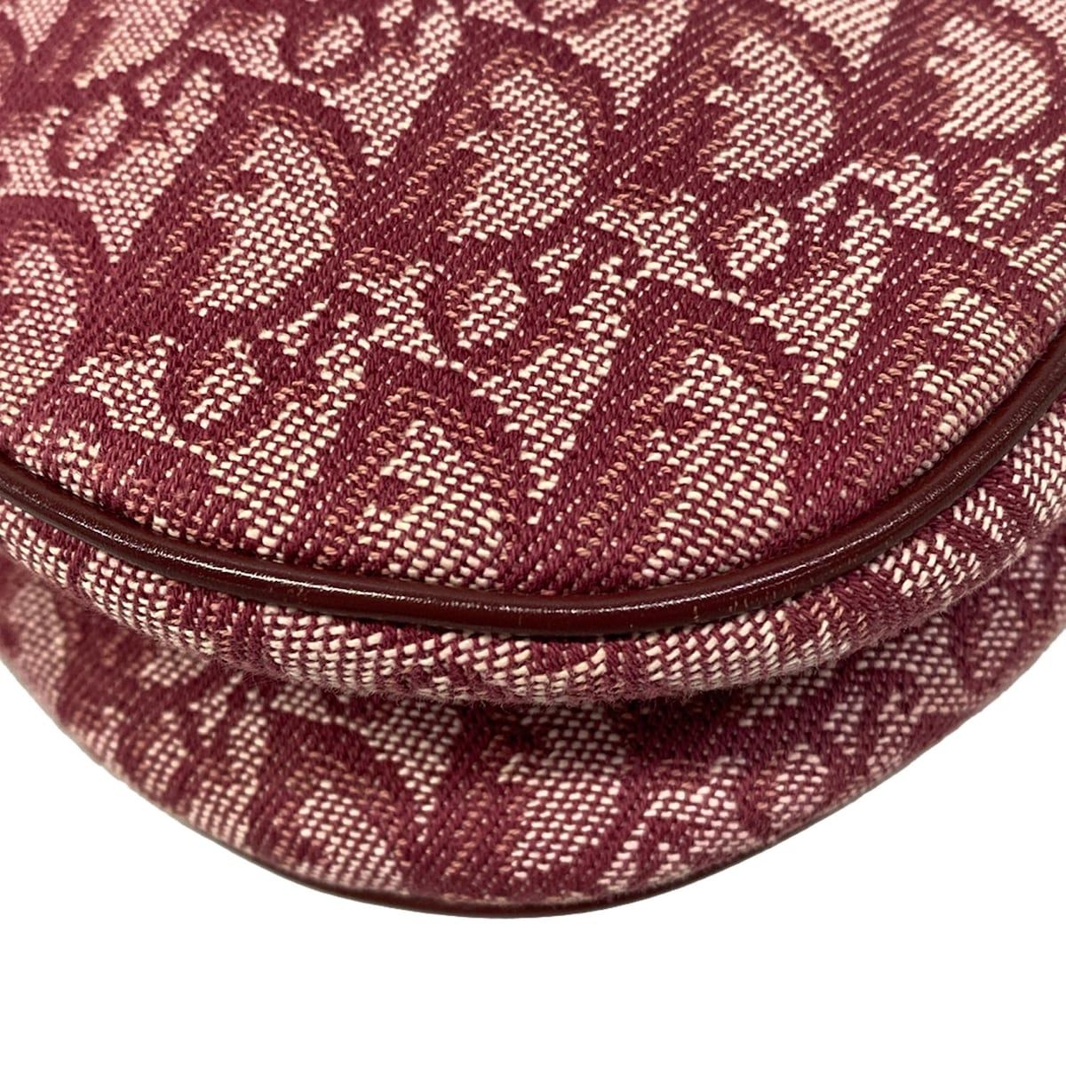 Dior Saddle Shoulder Bag Bordeaux Leather — view 8