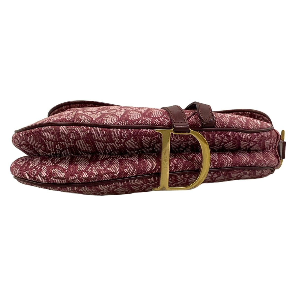 Dior Saddle Shoulder Bag Bordeaux Leather — view 5