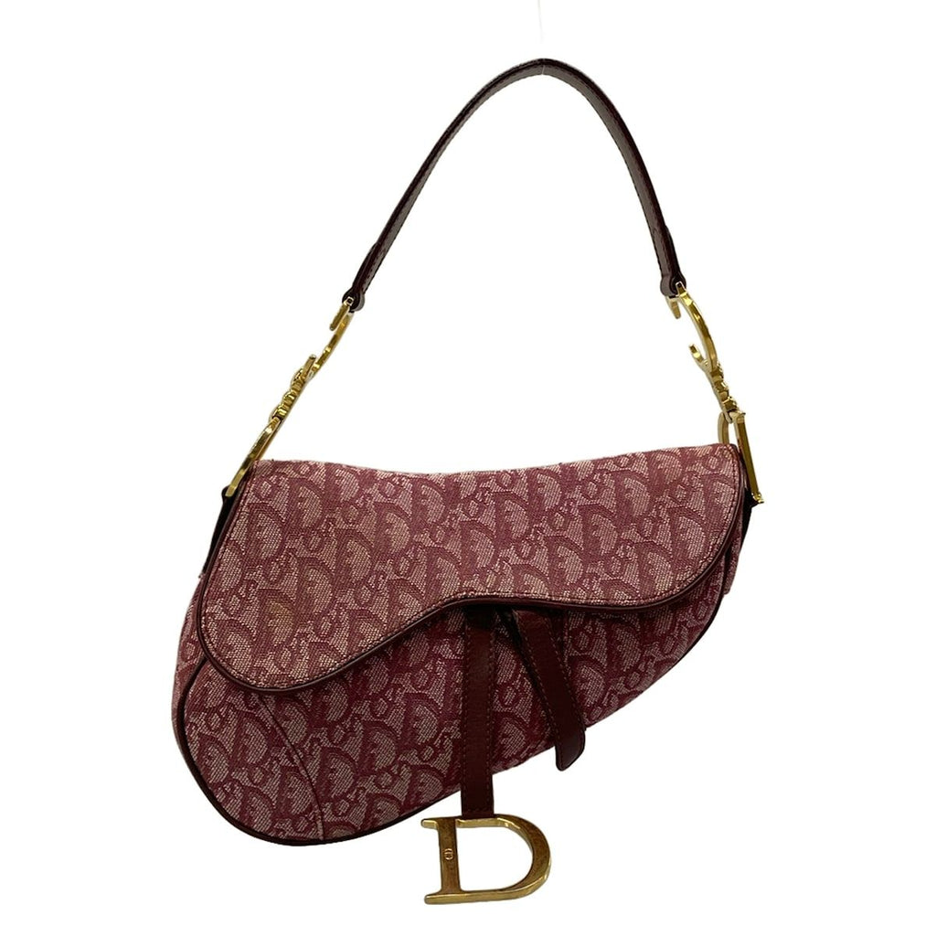 Dior Saddle Shoulder Bag Bordeaux Leather