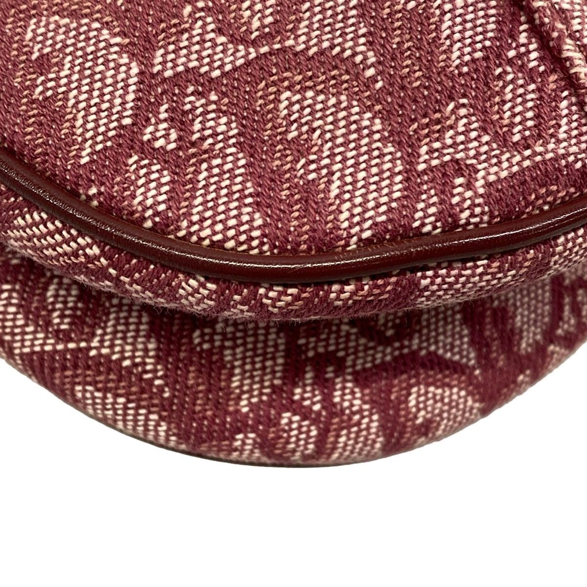 Dior Saddle Shoulder Bag Bordeaux Leather — view 7