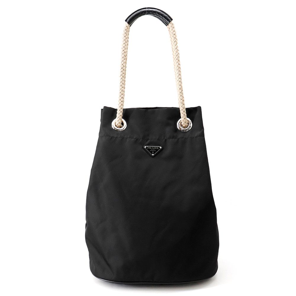 Prada Tote Bag Re-Nylon Mariner Medium Nylon Black