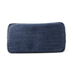 Prada Handbag Logo Denim 2-Way Black — view 3
