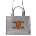 Celine Handbag Triomphe Cabas Thais Small Canvas 2-Way