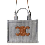 Celine Handbag Triomphe Cabas Thais Small Canvas 2-Way
