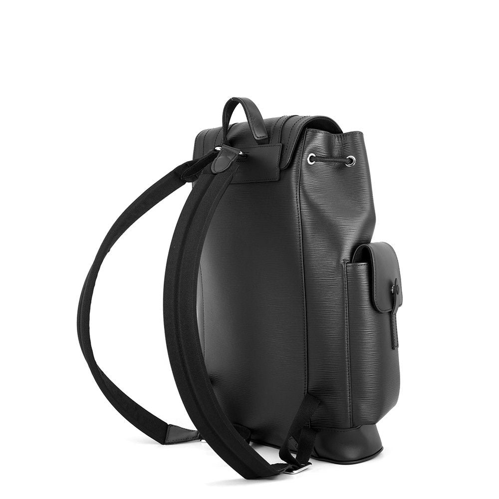 Louis Vuitton Backpack Epi Christopher PM Black — view 2