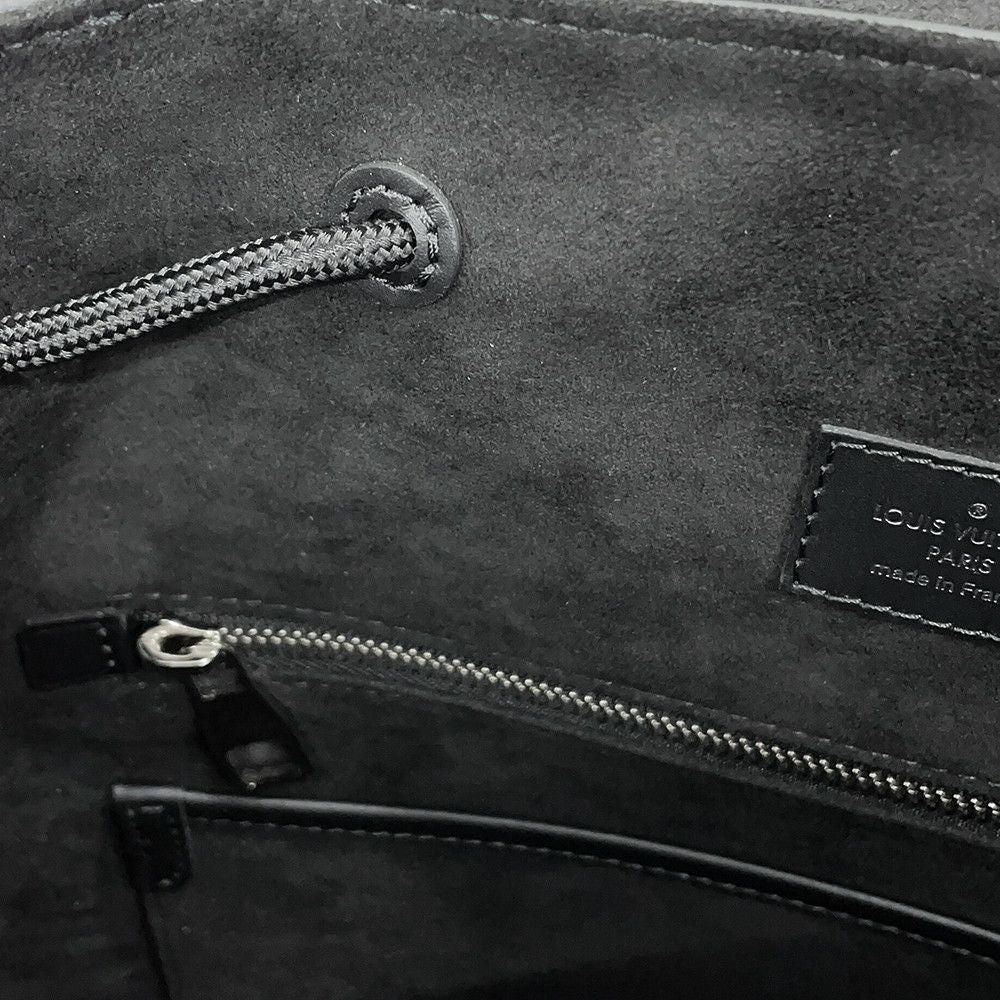 Louis Vuitton Backpack Epi Christopher PM Black — view 8