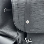 Louis Vuitton Backpack Epi Christopher PM Black — view 6