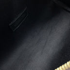 Saint Laurent Paris Second Monogram Leather Clutch — view 7