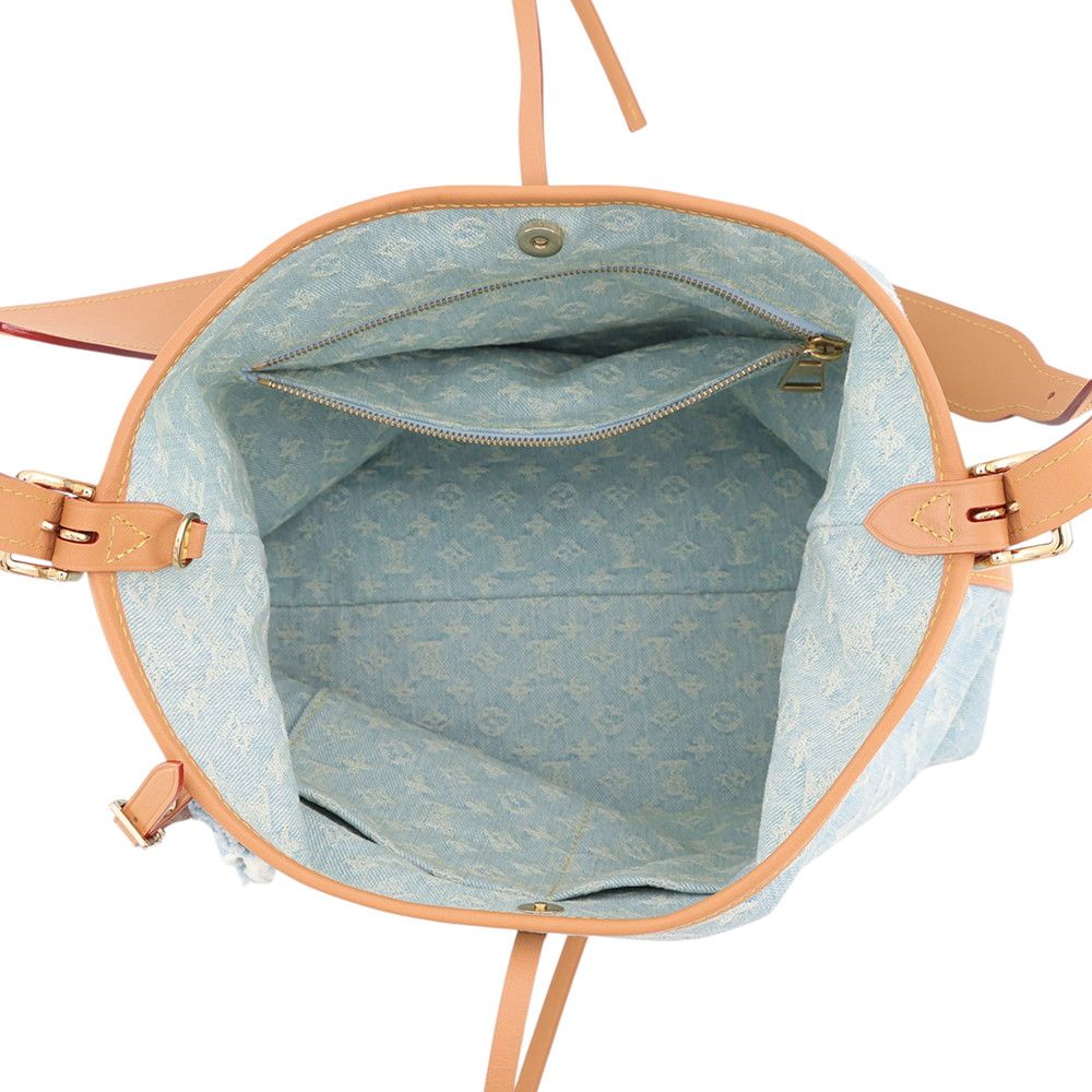 Louis Vuitton Shoulder Bag Monogram Denim Carryall NM PM LV by the Pool — view 5