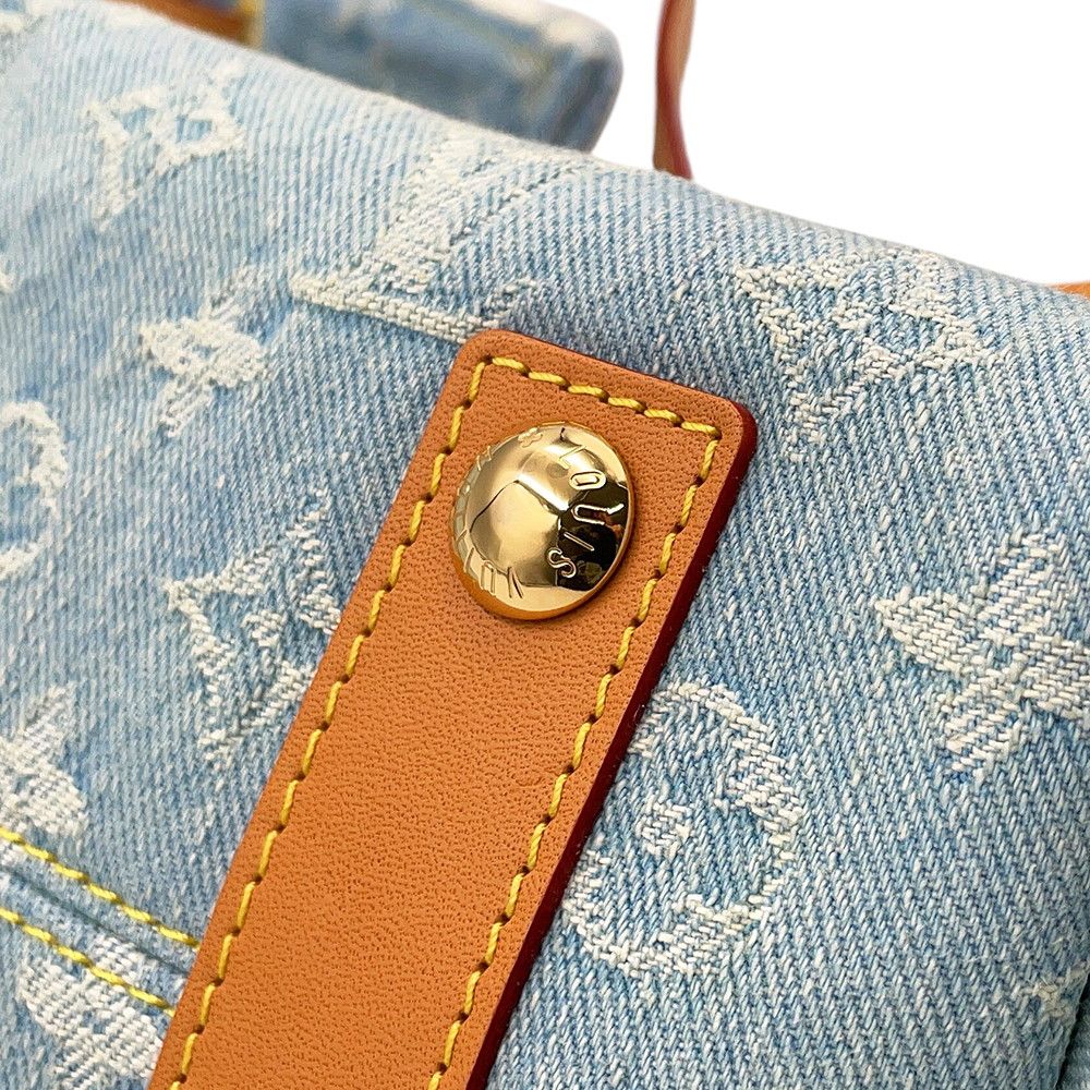 Louis Vuitton Shoulder Bag Monogram Denim Carryall NM PM LV by the Pool — view 7