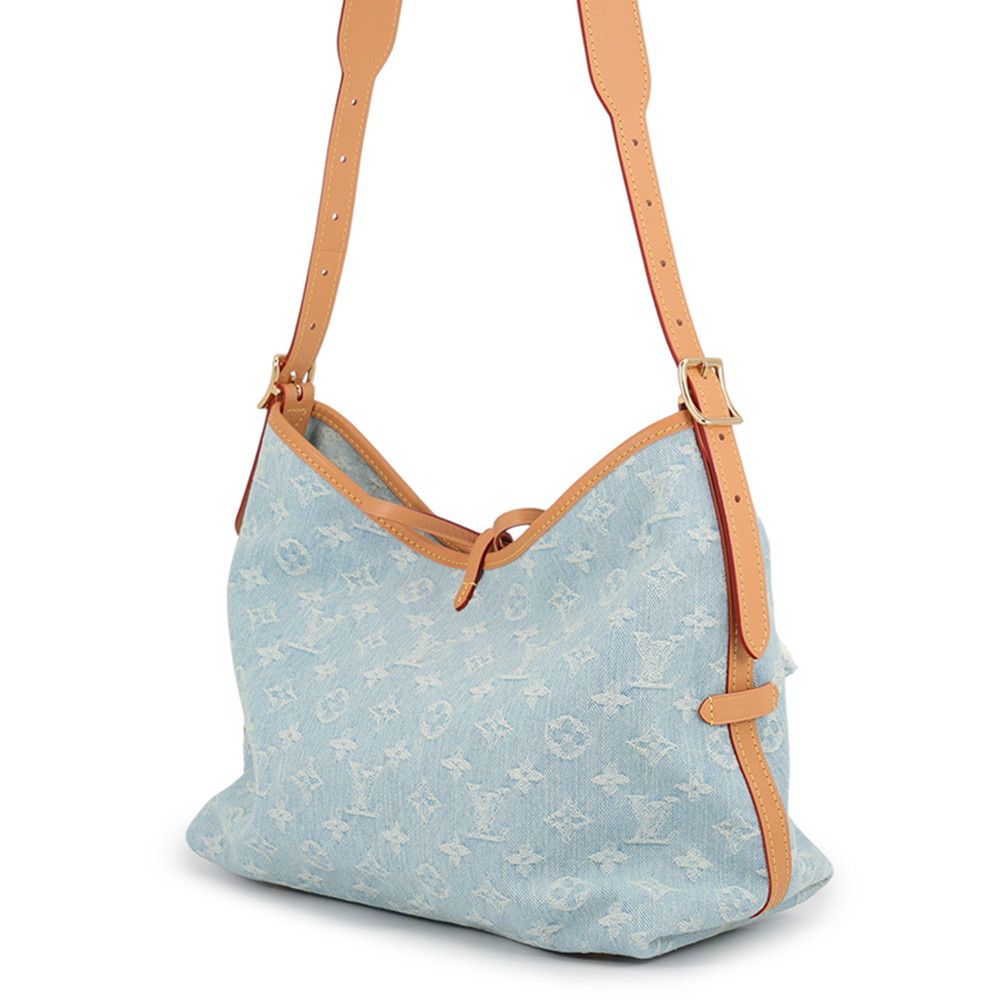 Louis Vuitton Shoulder Bag Monogram Denim Carryall NM PM LV by the Pool — view 2