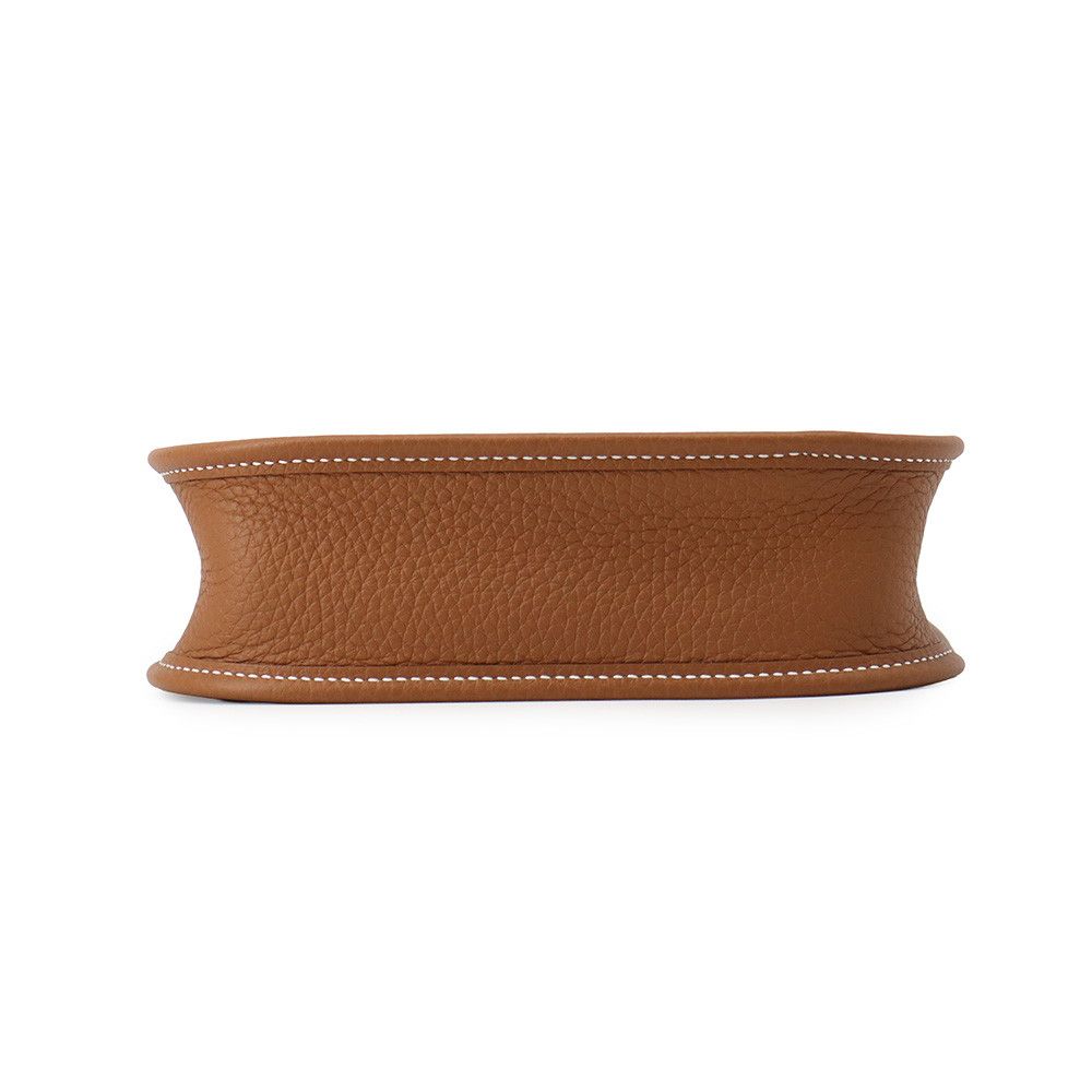 Hermes Shoulder Bag Evelyne TPM 1 Amazone Gold Taurillon Clemence — view 3
