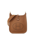 Hermes Shoulder Bag Evelyne TPM 1 Amazone Gold Taurillon Clemence