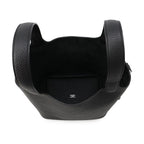 Hermes Handbag Picotin Lock PM Black Silver Taurillon Clemence — view 5