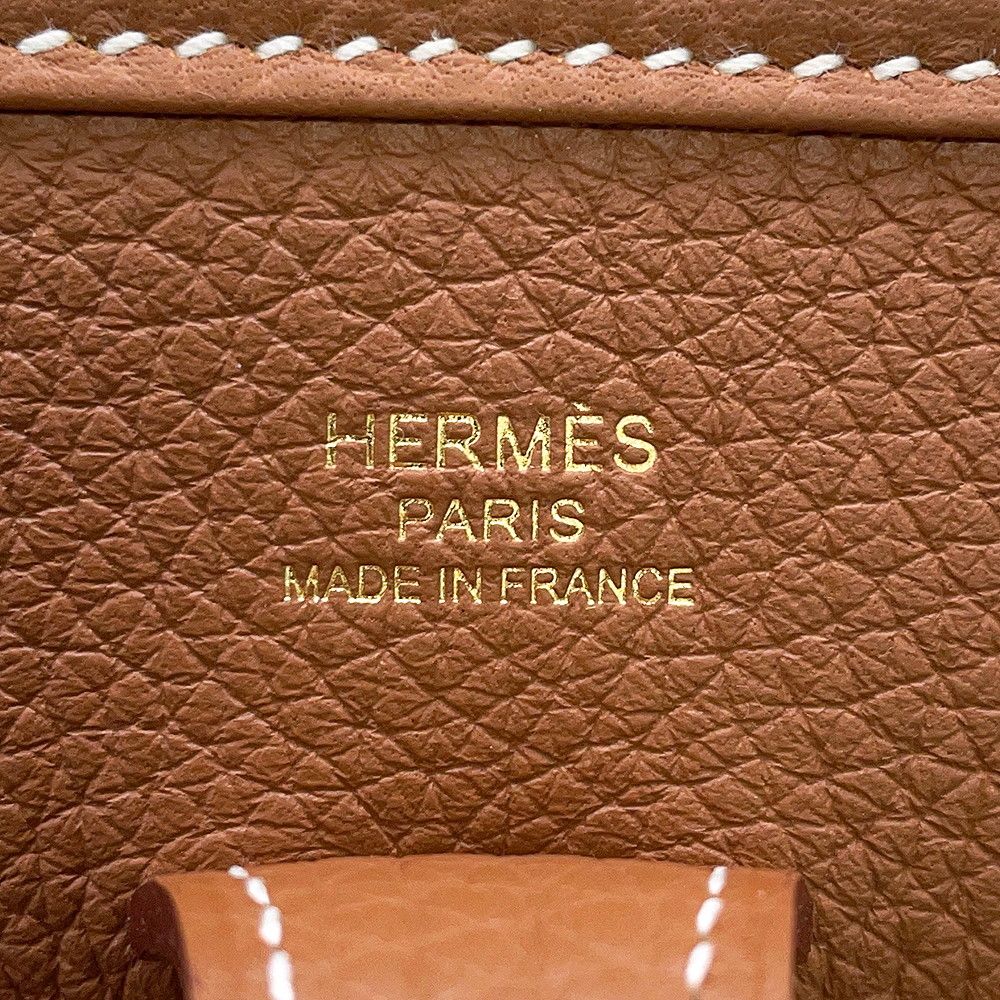 Hermes Shoulder Bag Evelyne 3 23 Gold Taurillon Clemence — view 5