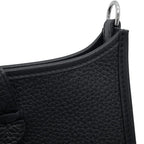 Hermes Evelyne TPM Amazone Sangle Cordage Black Gray Misty Silver Taurillon — view 7