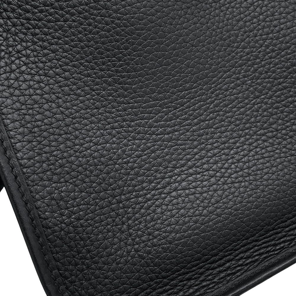 Hermes Evelyne TPM Amazone Sangle Cordage Black Gray Misty Silver Taurillon — view 8