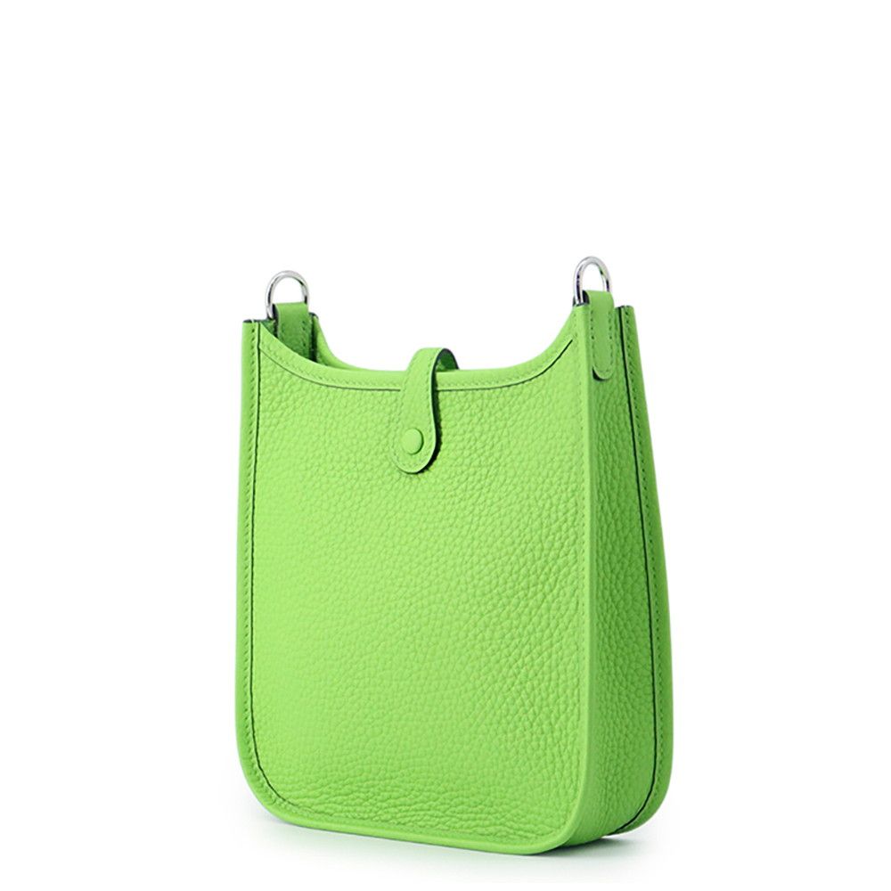 Hermes Shoulder Bag Evelyne TPM 1 Amazone Granit Silver Taurillon Clemence — view 2
