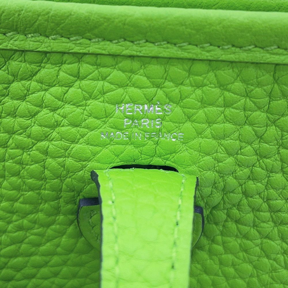 Hermes Shoulder Bag Evelyne TPM 1 Amazone Granit Silver Taurillon Clemence — view 5