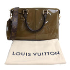Louis Vuitton Tote Miroir Shoulder Bag Vernis Vert Blanc — view 6