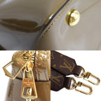 Louis Vuitton Tote Miroir Shoulder Bag Vernis Vert Blanc — view 5